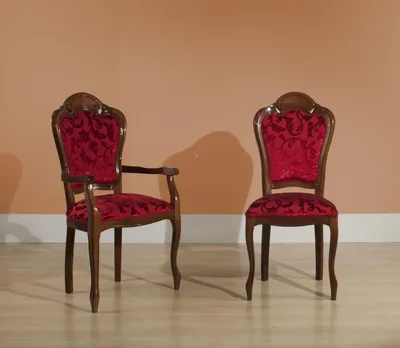Produktbild von Esszimmerstuhl Klassischer Stil Stühle Esszimmermöbel Textil Design Neu