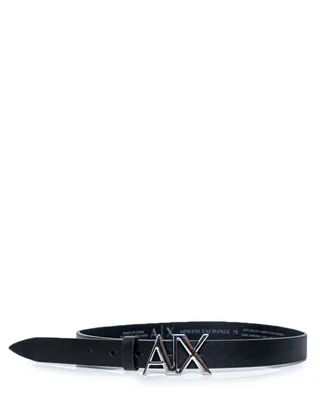 Obrázok produktu pre ARMANI EXCHANGE Gürtel Damen Leder Schwarz GR45775 - Größe: 85