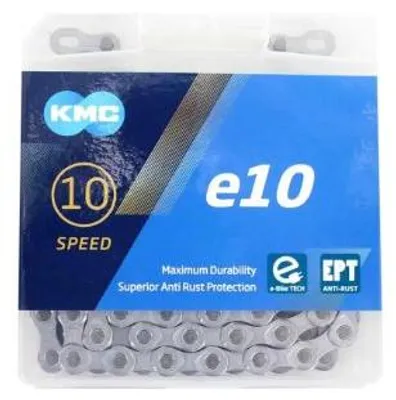 Produktbild von KMC e10 EPT 10-fach Kette 136 Glieder Silber - Speziell für E-Bikes & Pedelec...