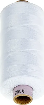 Obrázek produktu pro Nitě ASPO 100%.Polyester 120 1000m - 1000 m - Bílá