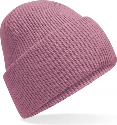 Zdjęcie produktu dla Beechfield B385R | Classic Engineered Deep Cuffed Beanie - Farbe: Dusty Purple - Größe: One Size