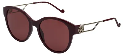 Produktbild von Liu Jo Ovale Damen-Sonnenbrille aus Acetat und Metall LJ762SR