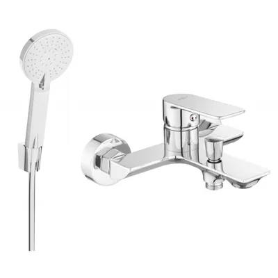 Obrázok produktu pre Mexen Alexa R40 vaňová batéria so sprchovacím setom, chrómová - 7123R40-00