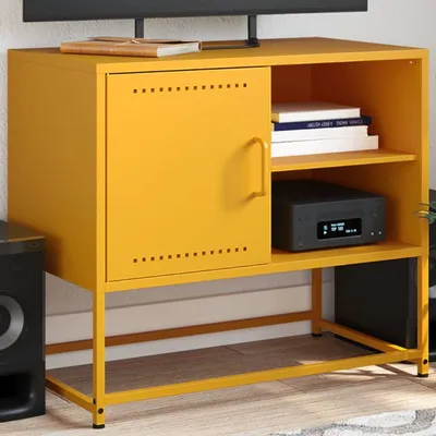 Produktbild von Maison Exclusive - TV-Schrank Senfgelb 68x39x60,5 cm Stahl
