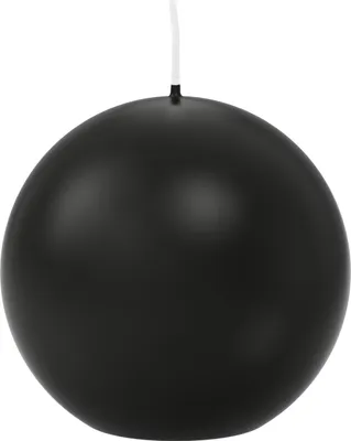 Produktbild von Kugelkerzen Schwarz Ø 70 mm, 12 Stück