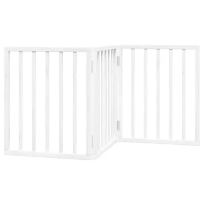 Immagine prodotto di Cancello per Cani Pieghevole 3 Pannelli Bianco 150 cm Pioppo