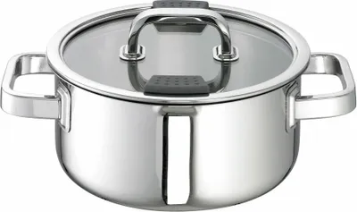 Produktbild von Schulte-Ufer Rio i Bratentopf mit Deckel, Kochtopf, Topf, Edelstahl, 20 cm, 6906-20 i