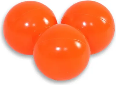 Produktbild von Plastikbälle - Spielbälle - Kinderfreundlich und - 50 Stück - Orange