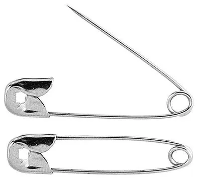Productafbeelding van veiligheidsspelden, zilver | 30 mm, 125 stuks