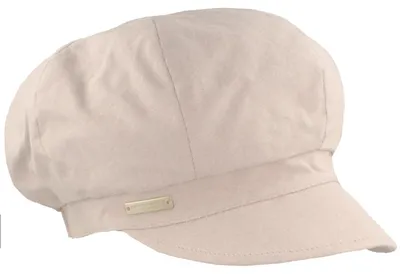 Produktbild von Seeberger Chambraystoff Schildmütze, beige, Gr. Einheitsgröße
