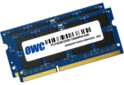Produktbild von SO-DIMM 8 GB DDR3-1066 (2x 4 GB) Dual-Kit, für MAC (OWC8566DDR3S8GP)
