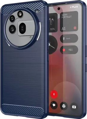 Image de Coque Carbon Shield TPU pour Nothing Phone (3a) Pro - Bleu KP36931