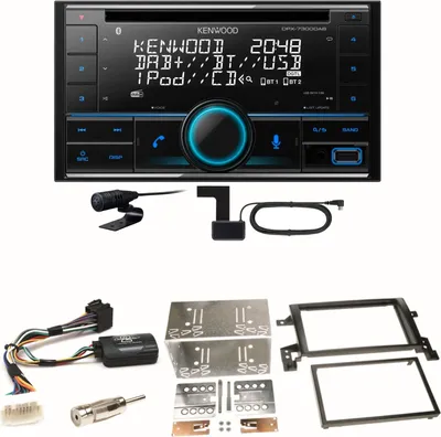 Produktbild von Kenwood DPX-7300DAB Bluetooth Digitalradio Einbauset für Suzuki Grand Vitara JT
