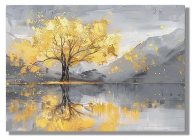 Produktbild von framed concept – Akustikbild – Schallabsorbierendes Leinwandbild – Geräuschdämmendes Bild für Büro, Wohnzimmer & Konferenzraum – 60x40 / 90x60 / 120x80 cm – Auf moderner Leinwand gedruckt