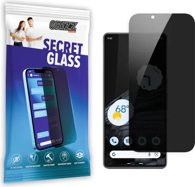 Zdjęcie produktu dla Ochraniacz ekranu GrizzGlass SecretGlass Privacy dla Google Pixel 5 - Czarny