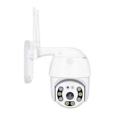 Produktbild von Outdoor-Überwachungskamera,1080P Wireless WiFi PTZ,Wasserdichte IP66-Dome-Kamera mit Zwei-Wege-Audio,Nachtsicht,Bewegungserkennung,kompatibel mit iOS Android,Weiß