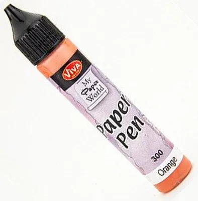 Obrázok produktu pre Papierové pero - Viva Decor - oranžová