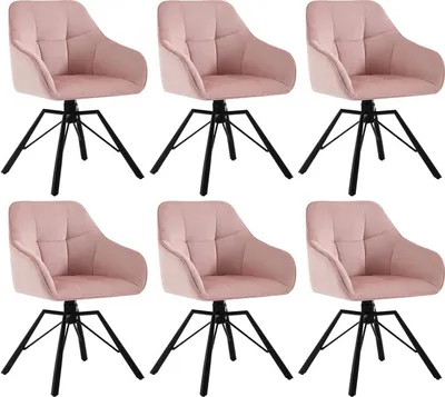 Produktbild von Drehbarer Ergonomischer Bürostuhl, breite Sitzfläche, Metall, 58x82x54cm