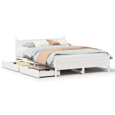 Obrázok produktu pre Posteľ s matracom biela 120x200 cm borovicový masív