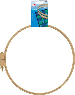 Obrázok produktu pre Veľký drevený kruh, quiltovací rám z bukového dreva, 40 cm