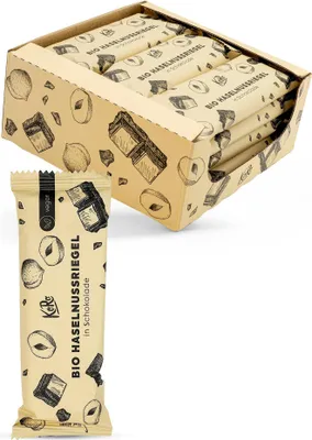 Produktbild von KoRo I  Haselnussriegel mit Schokolade 12 x 50 g