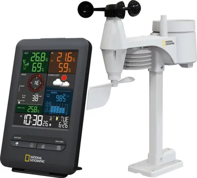 Produktbild von National Geographic Rc Wetterstation 5-in-1 Schwarz One Size / EU Plug Schwarz One Size