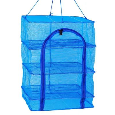 Produktbild von Trockennetz für Fische, Trockengestell, faltbares Fischnetz zum Trocknen von Fisch, Gemüse, Obst, Kräutern, Lebensmitteln