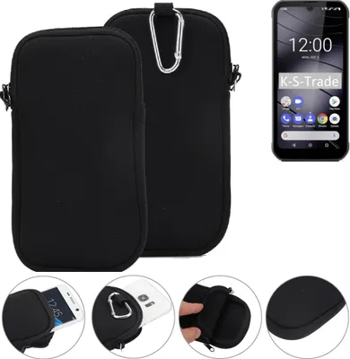 Produktbild von K-S-Trade Neopren-Hülle Handyhülle kompatibel mit Gigaset GX290 Schutzhülle Neoprenhülle Sleeve Schutz-Hülle Gürtel Tasche Case Holster