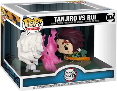 Produktbild von Demon Slayer POP Moment! Vinyl Figuren 2er-Pack Tanjiro vs. Rui 9 cm