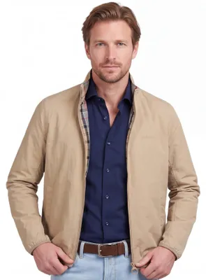 Produktbild von Barbour Sommerjacke beige reversible Reißverschluss