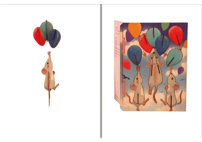 Image de Idée cadeau : puzzle en bois 3D, motif papillon, carte de vœux