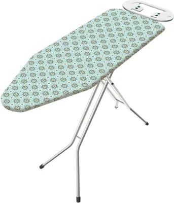 Produktbild von Bügelbrett BLANCA 120x38cm, robust, klappbar, BA/PES, Metallkonstruktion