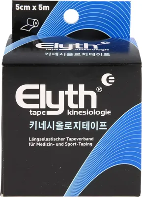 Immagine prodotto di Nastro kinesiologico Elyth 5 cmx5 m nero 1 pz