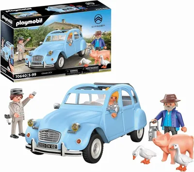 Image de PLAYMOBIL Figures Citroën 2CV, 5 an(s), Multicolore, 1 pièce(s)