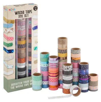 Produktbild von Washi-Tape-Mega-Set – 72-teilig