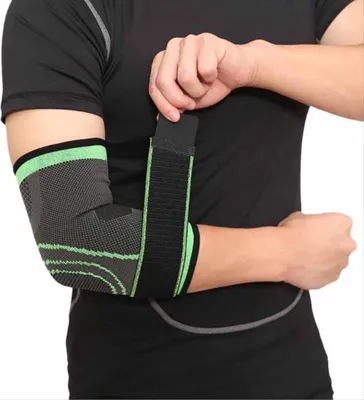 Obrázek produktu pro CHPN - Ortopéda pro loket - Bandáž na loket - Nastavitelná ortéza - Bolest lokte - Velikost M - Elastická - Univerzální
