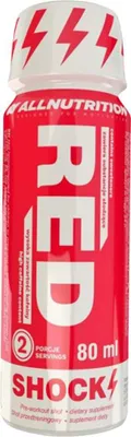 Produktbild von ALLNUTRITION Red Shock Shot, Sportgetrnk, Trinkfertig, Flssigkeit, 1 Stck(e), 40 ml, 400 mg