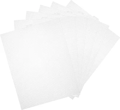 Imagen del producto de Paneles de plástico transparentes, de 30 x 20 cm, paquete de 6 unidades, para manualidades