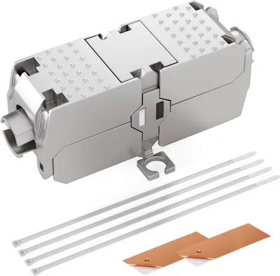 Productafbeelding van S-Impuls Keystone connector, Cat6A, 180°, gereedschapsloos, volledig afgeschermd, 1 stuk.