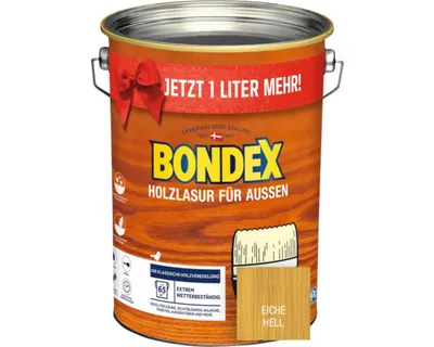 Produktbild von BONDEX Holzschutzlasur eiche hell 5 L