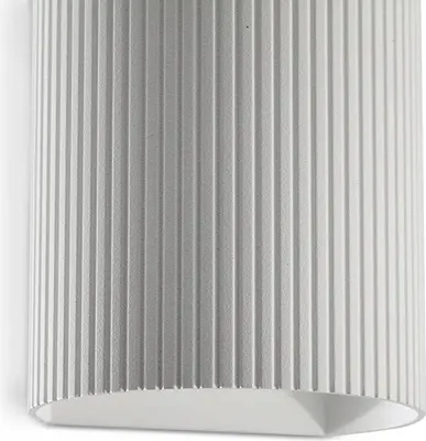 Produktbild von SOLE Wandleuchte weiß geriffelt 40526