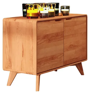 Produktbild von Kommode Timaru 09 Kernbuche massiv geölt - Abmessungen: 63 x 90 x 40 cm (H x B x T)