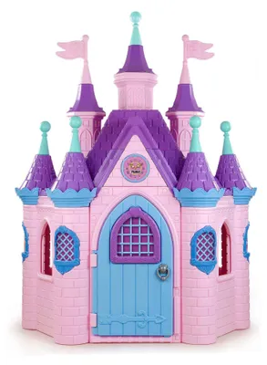 Immagine prodotto di MilaniHome.it - SUPER PALAZZO - castello casetta giocattolo per bambini da giardino per esterno in plastica cm 123 x 100 x 102 h
