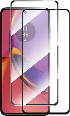 Produktbild von Motorola Moto G84 Displayschutz - Full-Cover Panzerglas Doppelpack - Schwarz