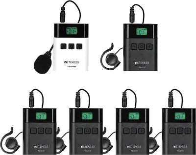 Produktbild von Retekess TT122 Systém sprievodcov, 150M bezdrôtový audio sprievodcovský systém, cirkevné tlmočnícke systémy pre cestovný ruch, návštevy tovární, konferencie, vládu, vysoké školy, supermarkety