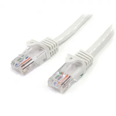 Obrázek produktu pro StarTech.com 45PAT1MWH, 1 m, Cat5e, U/UTP (UTP), RJ-45, RJ-45, Bílá
