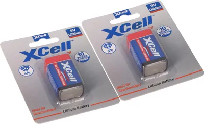 Obrázok produktu pre 2x XCell Lithium 9V Block 1200 mAh 6AM6 v blistri po 1 ks