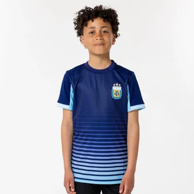 Immagine prodotto di Maglia Trasferta Argentina Bambino - Taglia 116 a 164 - Maglia da Calcio per Bambini - Merchandising Ufficiale AFA