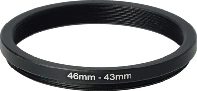Produktbild von vhbw Step-Down-Ring Adapter 46 mm auf 43 mm für Kamera Objektiv - Filteradapter Metall