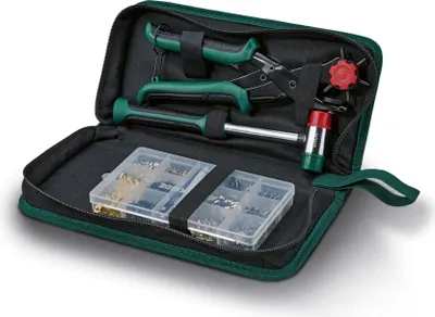 Produktbild von PARKSIDE® Lochzangen-Druckknopf-Set, 358-teilig